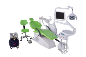 Electric <strong>Dental</strong> <strong>Chair</strong> FMS-031 Class II with Metal Frame and Soft Plastic Seat Cushion Safety Belt CE Certified - Product Image 2