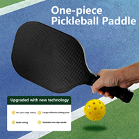 Raquette de pickleball 3K à motif alvéolé en PP pressé à chaud, noyau 16 mm, durable, sans bordure, pour un jeu plus efficace et divertissant