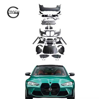 Kits de carrosserie M3 G80 pour BMW Série 3 2013-2019 F30 F35, kit carrosserie large M3 G80 2023, pare-chocs, ailes, calandre, jupes latérales