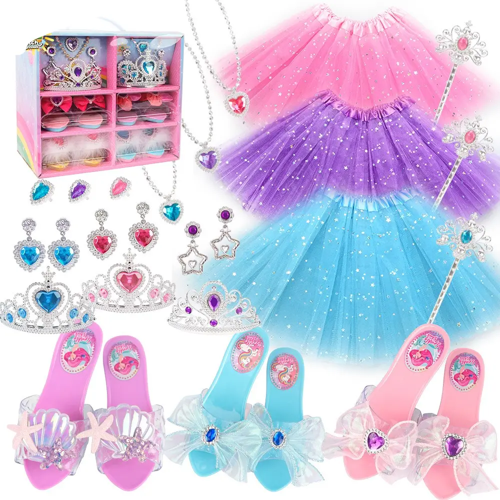 Hermoso disfraz de fiesta para niños, conjunto de falda tutú para niñas, accesorio de vestir de princesa