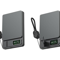 Banco de Energía Inalámbrico de Aleación de Aluminio de 10000 mAh con Carga Rápida, Pantalla TFT de 0.96, Entrada/Salida Tipo-C, Soporte Portátil para Teléfono
