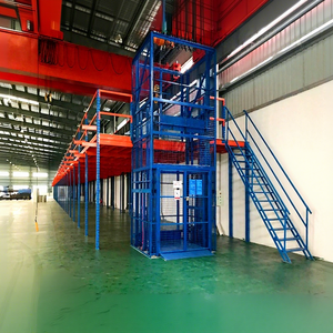 Platform Rak Mezzanine Dua Tingkat Tugas Berat untuk Kantor Gudang yang Dapat Disesuaikan - Product Image 1