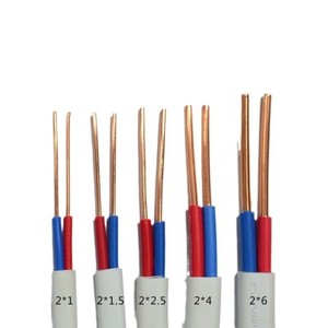 Giá tốt rvvb dây nguồn tiêu chuẩn quốc gia song song dòng vỏ trắng 2 lõi hộ gia đình 0.50.75 1 1.5 2.5 lõi mềm phẳng - Product Image 2