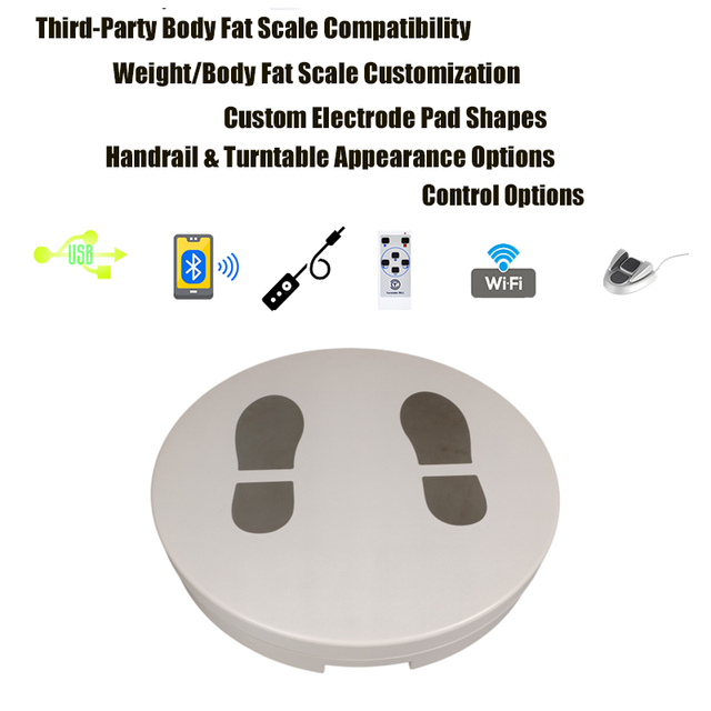 Customized 360° Rotating Turntable for 3D Body Scanner Custom Apparel Measurement Rotating Platform for Clothing Customization