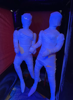 Grand labyrinthe gonflable carnaval jeux de sport en plein air adultes et enfants Halloween maison hantée labyrinthe gonflable pour location commerciale