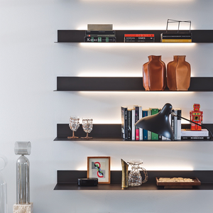 Tùy chỉnh nhôm hình chữ L dẫn ánh sáng Kệ tường cho khách sạn nhà tùy chỉnh màu sắc và kích cỡ cho phòng khách siêu thị hiển thị - Product Image 3