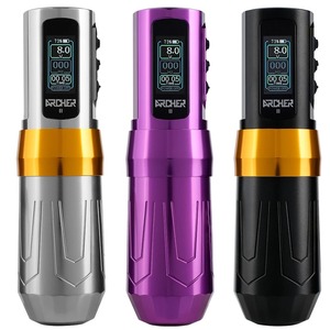 <b>Wireless</b> Tattoo Pen Machine 2000mAh RCA <b>Adapter</b> Cord Ring Control Body Art PMU Cartridge Tattoo Gun - Product Image 1