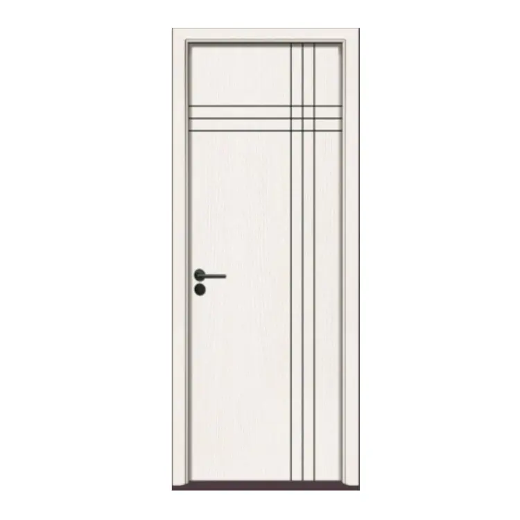 Customized Weights Bathroom Cheap Price Flush wpc Door Waterproof Soundproof WPC Assembly Door Panel