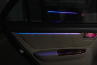 Panneau universel de luxe avec bande LED d'ambiance dynamique pour l'intérieur de voiture, 70 cm/80 cm, 64 couleurs