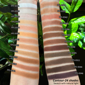 Paleta de contorno mineral prensado de larga duración con logotipo, Etiqueta Privada, maquillaje, colorete, resaltador y polvo facial - Product Image 4