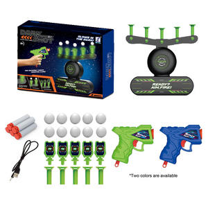 Leuchtendes 2-in-1 Schwebendes Zielspielzeug Leuchtet im Dunkeln Schwebende Schießpistole Set - Product Image 3