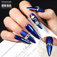 Hanyinails poudre à ongles en Chrome liquide magique effet miroir métallique poudre à ongles en Chrome liquide pour ongles