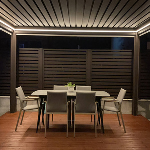 Paneles de Techo Aislantes de Aluminio para Exteriores de 3 x 4 m, Pérgola de Aluminio con Persianas Motorizadas para <span class=keywords><strong>Jardín</strong></span> - Product Image 3