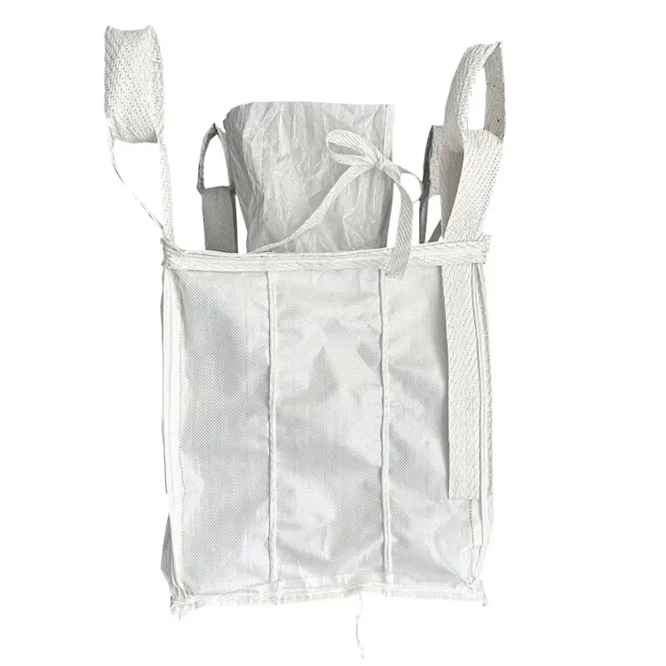 With Discharge Spout High Quality1 Ton Large Polypropylene Pp Plastic Bulk Big Jumbo Tonne Bag Sack
