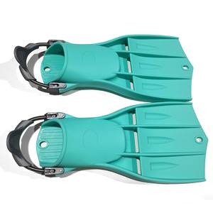 Şnorkel yüzgeçleri dalış yüzgeçleri ayarlanabilir tokaları açık topuk yüzmek palet dalış yüzme için seyahat boyutu kısa yüzme yüzgeçleri - Product Image 3