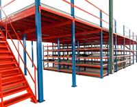 Systèmes de planchers en acier pour entrepôts, plateformes industrielles modulaires, plateformes de stockage en métal préfabriquées robustes, autoportantes