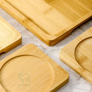 Bandeja de Sushi Rectangular de Bambú Personalizada con Acabado Lacado para Aperitivos Japoneses y Uso en Restaurantes - Product Image 5