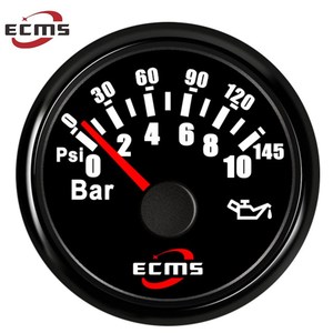 New 2 Inch <strong>Fuel</strong> Oil <strong>Pressure</strong> <strong>Gauge</strong> Meter 0-10bar 0-145psi with Backlight 9-32V Universal Fit - Product Image 6