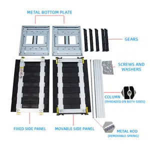 Leenol ESD Tạp Chí rack/PCB lưu trữ Rack cho SMT dây chuyền sản xuất