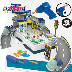 Boîte à outils <span class=keywords><strong>de</strong></span> <span class=keywords><strong>jeu</strong></span> super vis, stationnement <span class=keywords><strong>de</strong></span> voitures, pour enfants, 151 pièces - Product Image 2