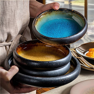 Plato Rectangular de Cerámica de Gran Capacidad con Diseño Único y Ecológico <span class=keywords><strong>para</strong></span> Restaurantes y Fiestas - Product Image 2