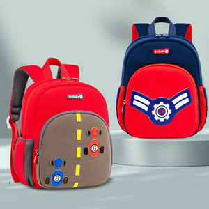 ZnBaby Kids <b>Backpack</b> 13 Inches Waterproof Toddler <b>School</b> Bag Unisex Red Blue Design - Product Image 1