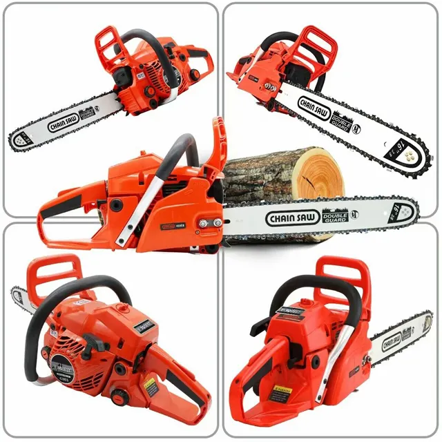 4200 16in गैस संचालित Chainsaw 39.6cc 2-चक्र 1700W पेट्रोल श्रृंखला देखा 16-इंच पेट्रोल chainsaw