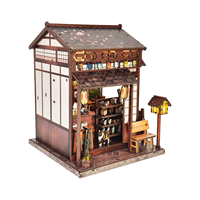 Kit de maison miniature à faire soi-même et recoin de lecture personnalisé japonais - Recoin de lecture miniature et ensemble de présentation de recoin de lecture à faire soi-même