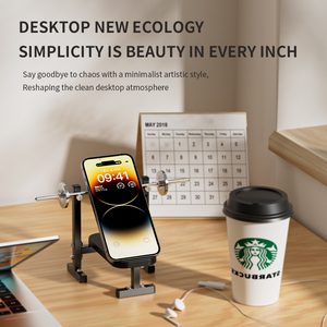 Nouveau style de travail au <span class=keywords><strong>bureau</strong></span> : support de téléphone portable mini-banc de musculation, un <span class=keywords><strong>gadget</strong></span> de <span class=keywords><strong>bureau</strong></span> amusant et anti-stress - Product Image 4
