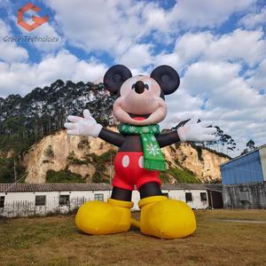 Ballon publicitaire gonflable populaire de <span class=keywords><strong>dessin</strong></span> animé <span class=keywords><strong>Mickey</strong></span> Minnie, modèle de souris gonflable personnalisé, <span class=keywords><strong>Mickey</strong></span> Mouse gonflable de Noël - Product Image 1
