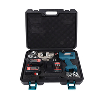 Herramienta de crimpado hidráulica eléctrica portátil 2 en 1 SME-C300/30C de 60KN con batería de iones de litio recargable y cortador de cables hidráulico