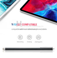Stylet capacitif de 18 cm en gros pour iPad, Android, iPhone, appareils universels, pointe en maille, fabricant direct, métal WenKu WK108A