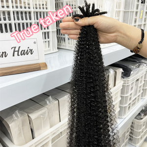 <span class=keywords><strong>Cheveux</strong></span> afro pré-séparés de 24 pouces, couleur <span class=keywords><strong>rose</strong></span>, style Marley Twist, <span class=keywords><strong>cheveux</strong></span> crépus, style Spring et Bomb Twists - Product Image 4