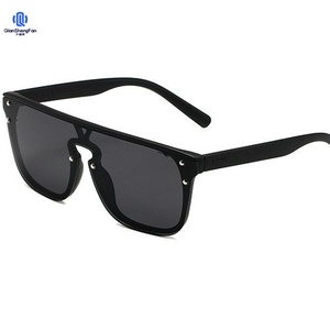 European and American Trendy <strong>Sunglasses</strong> Stylish <strong>Large</strong> Frame <strong>Sunglasses</strong> One-piece Printed <strong>Sunglasses</strong> 2330 - Product Image 2