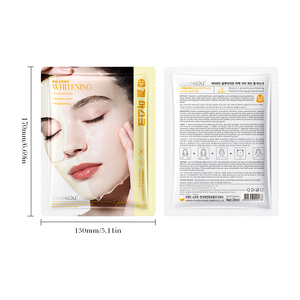 Masque facial FAYANKOU à la vitamine C, masque visage au glutathion, blanchissant et anti-taches, nourrissant en profondeur, masque coréen OEM - Product Image 6