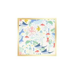 Juego de Platos Desechables de Papel para Fiestas Infantiles DAMAI, Decoración con Temática Oceánica - Product Image 5