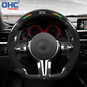 Volants à LED pour <span class=keywords><strong>BMW</strong></span> f10 M5 M6 M8 F06 F12 F13 F90 F92 F93 5 6 7 series <span class=keywords><strong>Volant</strong></span> en fibre de carbone moteurs ohc - Product Image 5