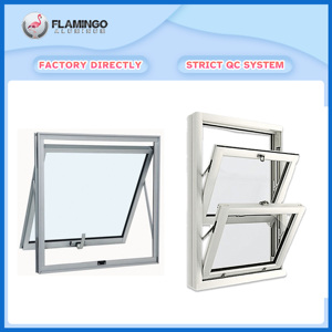 Marco de aluminio interior Manivela Interior Jalousie Ventanas de persiana de vidrio templado con mosquitera - Product Image 3
