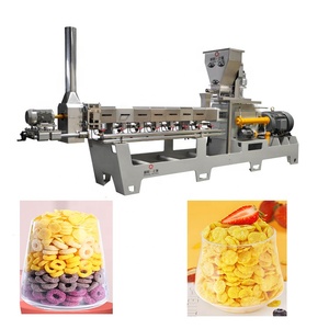 Línea <span class=keywords><strong>de</strong></span> máquina extrusora <span class=keywords><strong>de</strong></span> doble tornillo eléctrica <span class=keywords><strong>de</strong></span> alta eficiencia para copos <span class=keywords><strong>de</strong></span> maíz desayuno cereales comida aperitivos freidora <span class=keywords><strong>horno</strong></span> para hornear - Product Image 3