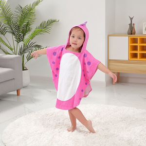 <span class=keywords><strong>Peignoir</strong></span> de bain pour bébé à séchage rapide avec imprimé <span class=keywords><strong>dinosaure</strong></span>, cape en coton pour enfants, serviettes de bain à capuche unisexes - Product Image 4