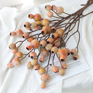 Fruits artificiels Manwen Pipe en plastique pour la décoration intérieure, accessoires de mariage et de festival - Product Image 1
