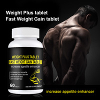 Complément de santé naturel pour la prise de masse rapide, Vitamine Énergisante pour les Muscles, Pilules et Comprimés pour la Prise de Poids Rapide en Salle de Sport