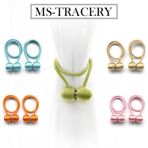 Decoración del hogar, accesorios magnéticos para cortina, correas de cuerda para cortina, hebilla magnética para cortina - Product Image 4