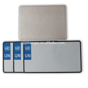 Usine euro gaufrage décoratif haute qualité 2 couche ou double couche <span class=keywords><strong>blanc</strong></span> <span class=keywords><strong>Maurice</strong></span> plaque d'immatriculation - Product Image 3