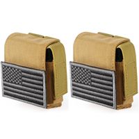 Pochette tactique MOLLE EDC en nylon 1000D, sac à dos utilitaire multifonctionnel, porte-cartes, camping en plein air, chasse, durable, imperméable