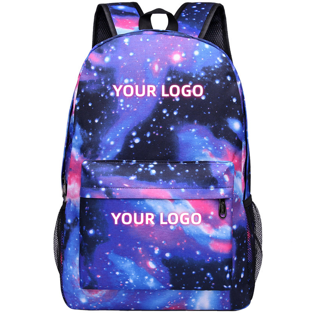 Customizable Super Mario Starry Night Themed Backpack for Teenagers and Students Suitable for Casual Travel