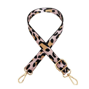 2.5 cm רחב גליטר Leopard מתכוונן תיק כתף Crossbody תיק ארנק ניילון גיטרה טלפון החלפת רצועה - Product Image 3