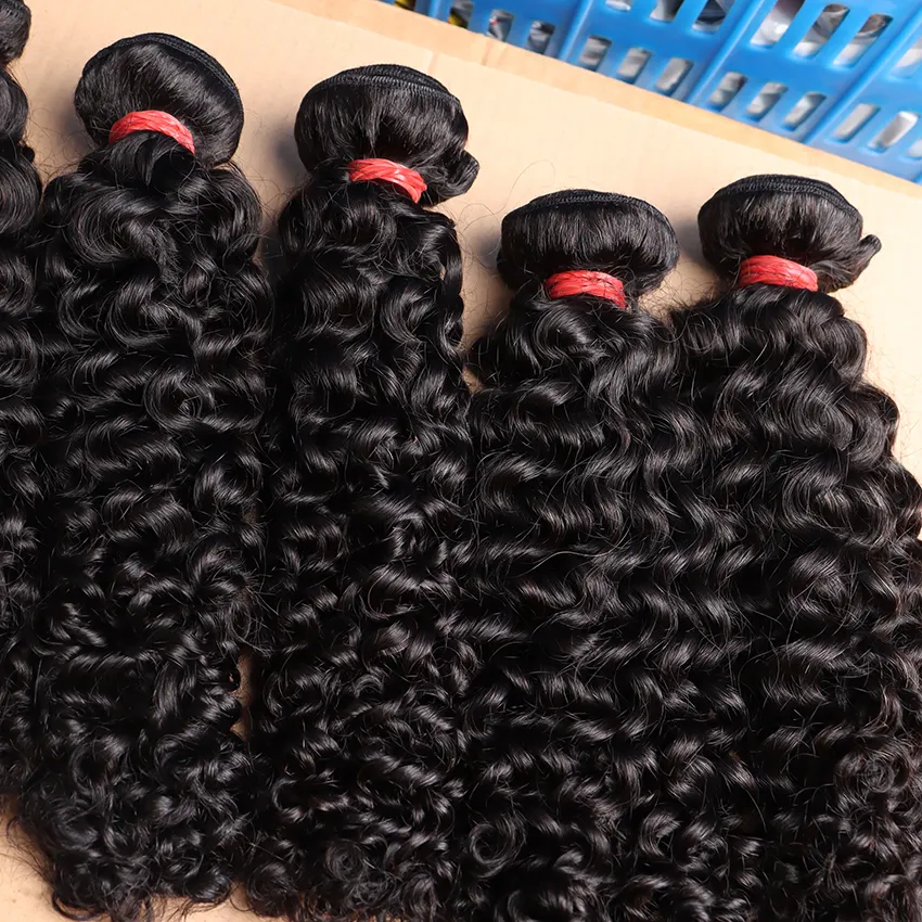 Raw Virgin Cuticle Aligned Human Hair Weave Curly Bundle,Wholesale Raw Brazilian Virgin Human Hair Vedor