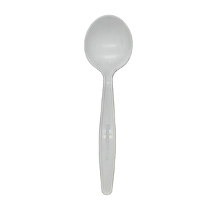 Fourchette-cuillère <span class=keywords><strong>jetable</strong></span> 2-en-1 de luxe de 8 pouces en amidon de maïs biodégradable et compostable pour le déjeuner scolaire - Product Image 5