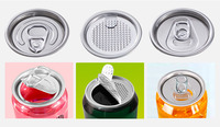 Logo personnalisé canette de boisson gazeuse en plastique transparent PET 330ml 500ml bouteille de boisson canette de boisson transparente pour animaux de compagnie avec couvercle facile à ouvrir